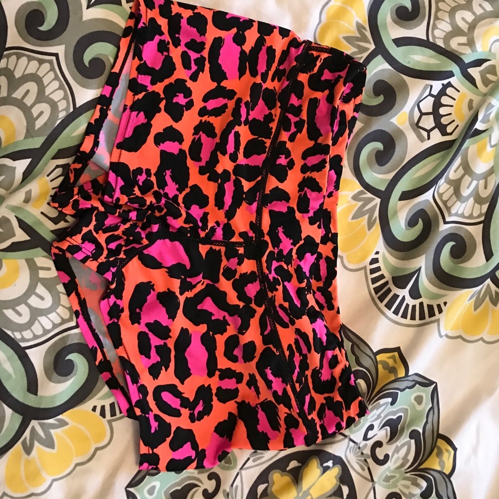 Fleo wild cheetah print booty shorts