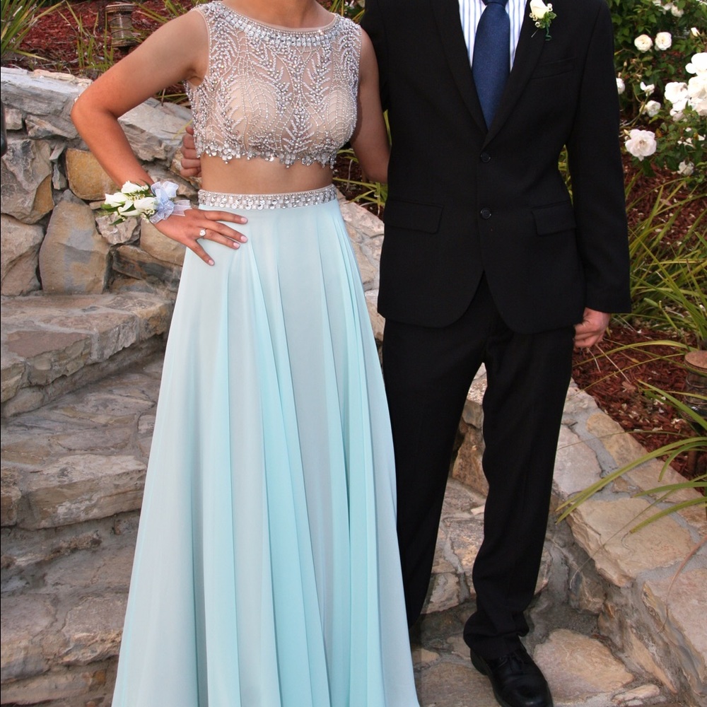 Two Piece Prom Dress!