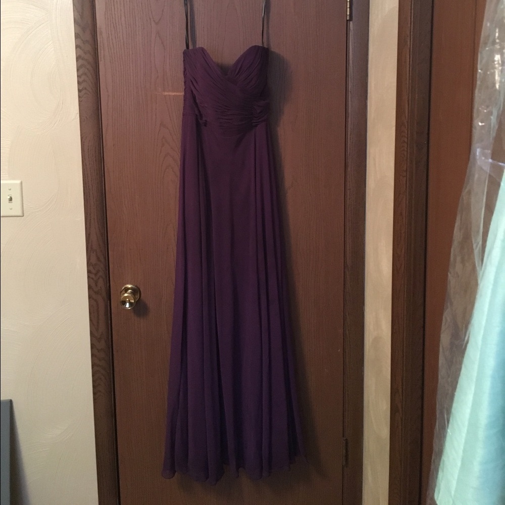 After Six purple strapless dress (worn once) - Picture 2 of 4