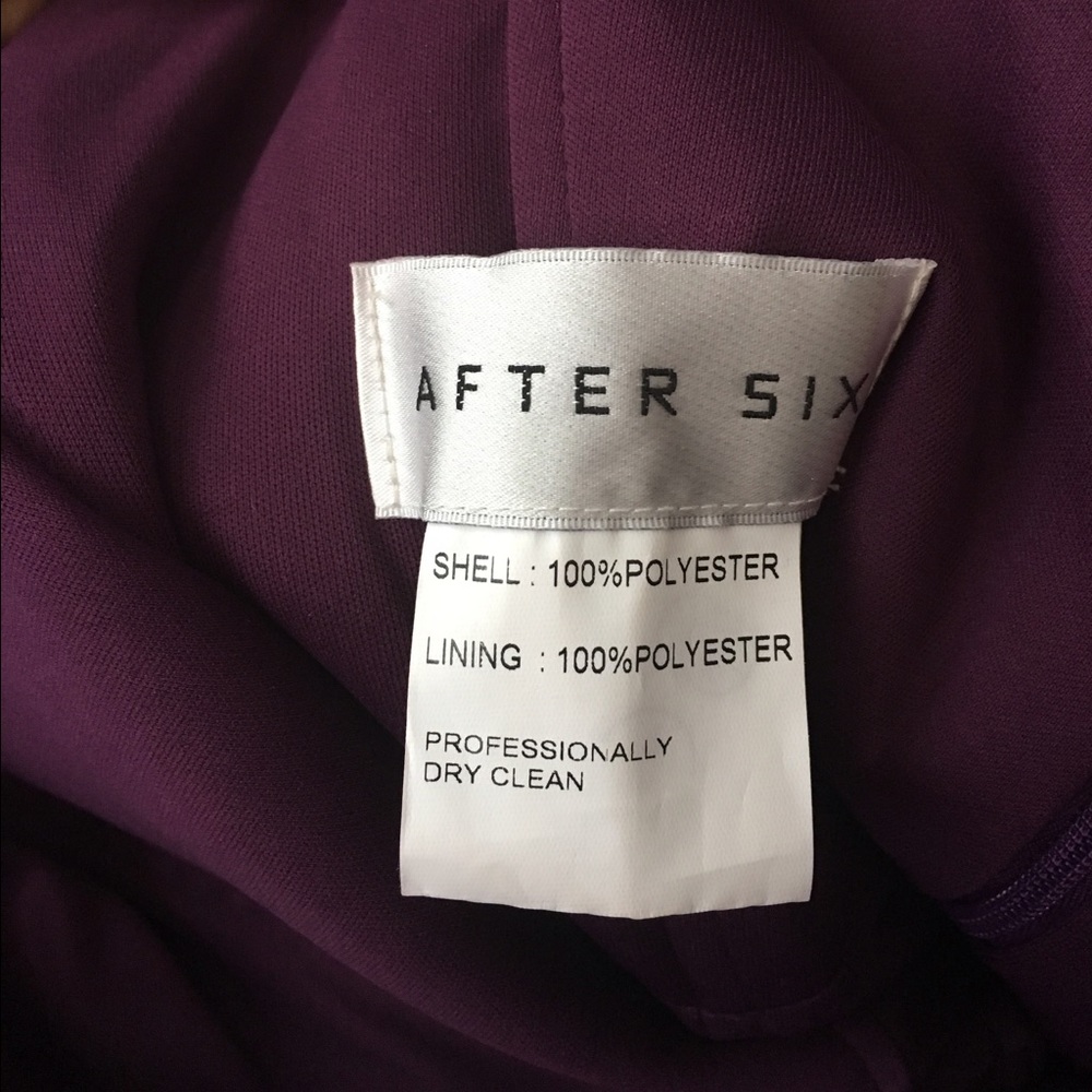After Six purple strapless dress (worn once) - Picture 4 of 4