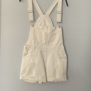 NEW white overalls
