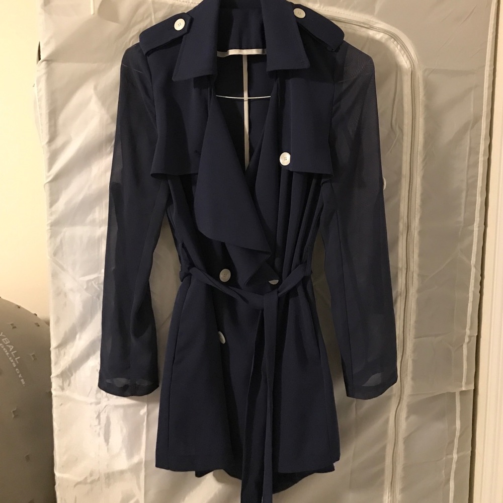 Soft trench coat