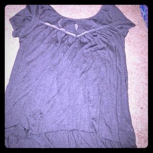 gray blouse from american eagle outfitters