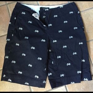 Talbots embroidered bicycle shorts