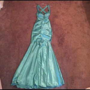 Beautiful teal gown