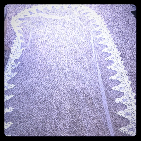 Beautiful wedding veil