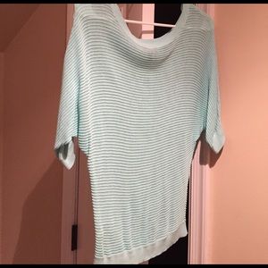 Mint green knit top