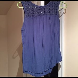 Dark blue tank
