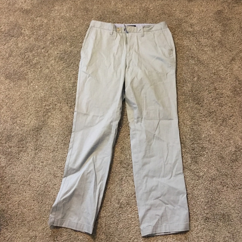 Mens grey nautica dress pant
