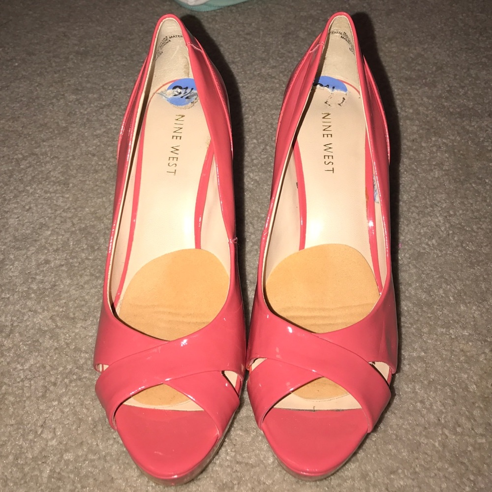 Pink high heels