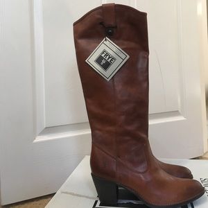 Tall brown boots!