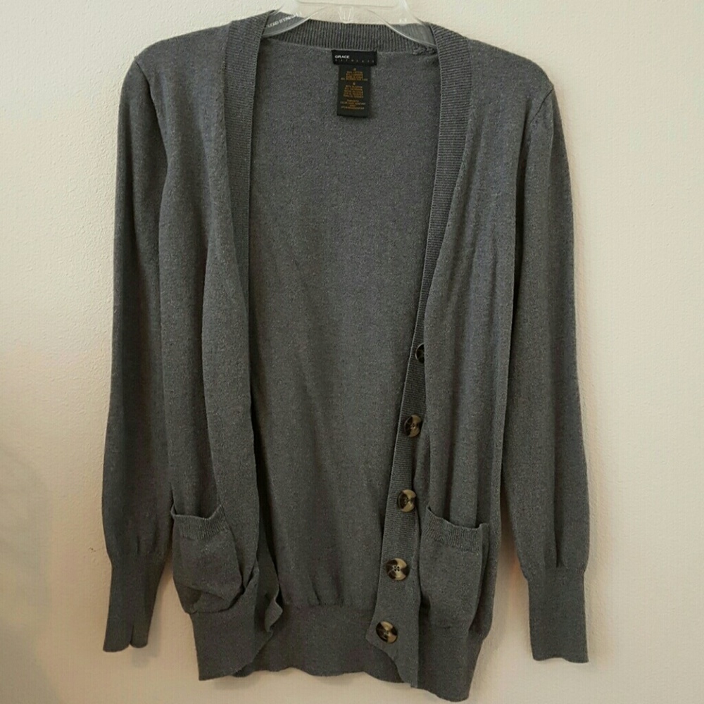 Chic Grey Cardigan