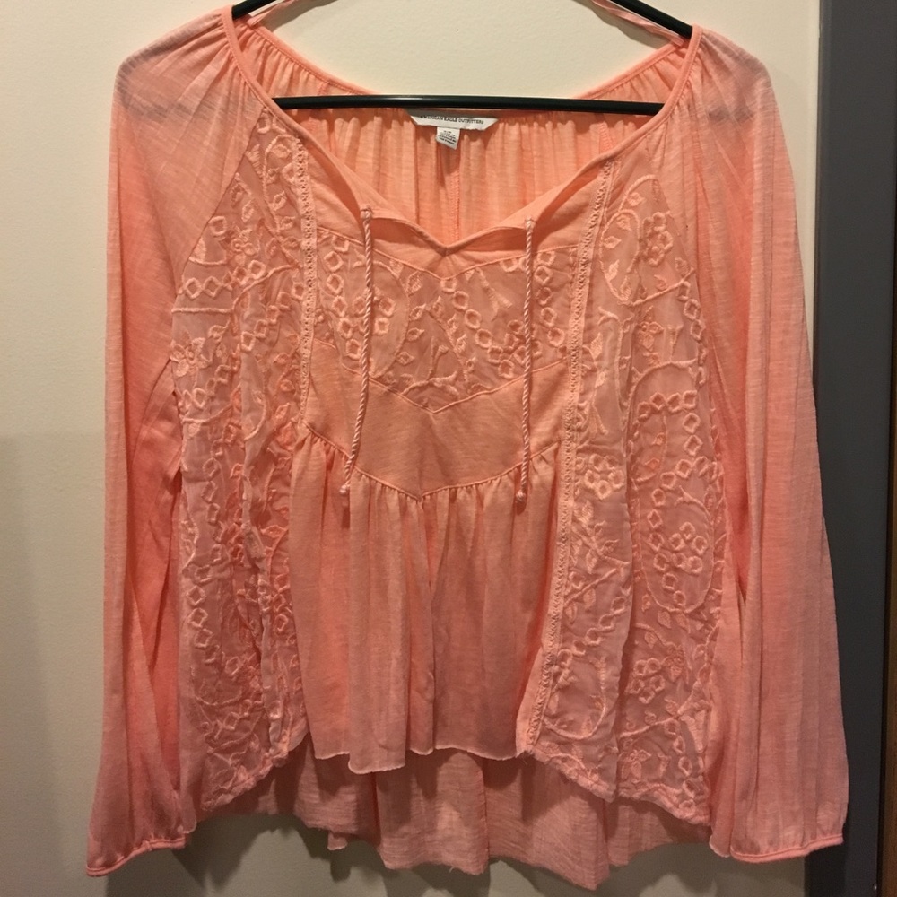 American Eagle size small long sleeve blouse.