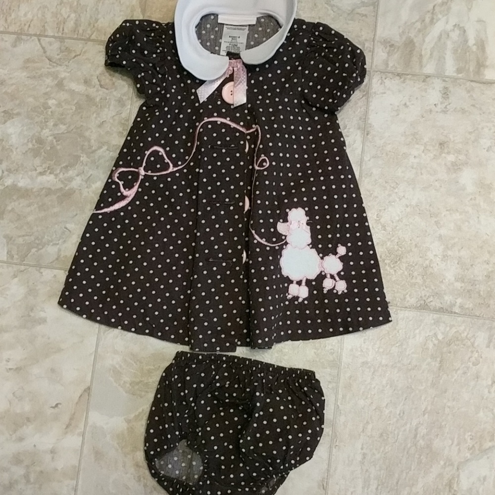 Bonnie Baby Poodle coat and diaper cover