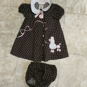 Bonnie Baby Poodle coat and diaper cover