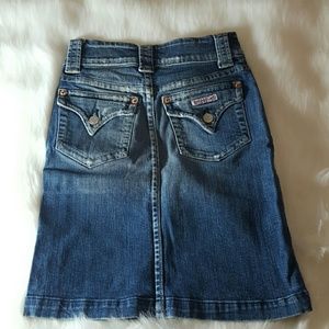 Hudson denim pencil skirt sz 24, distressed wash