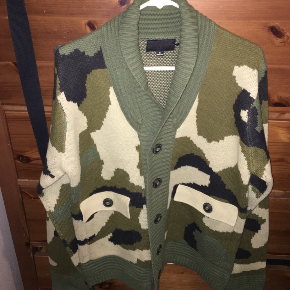 Black Scale Cardigan