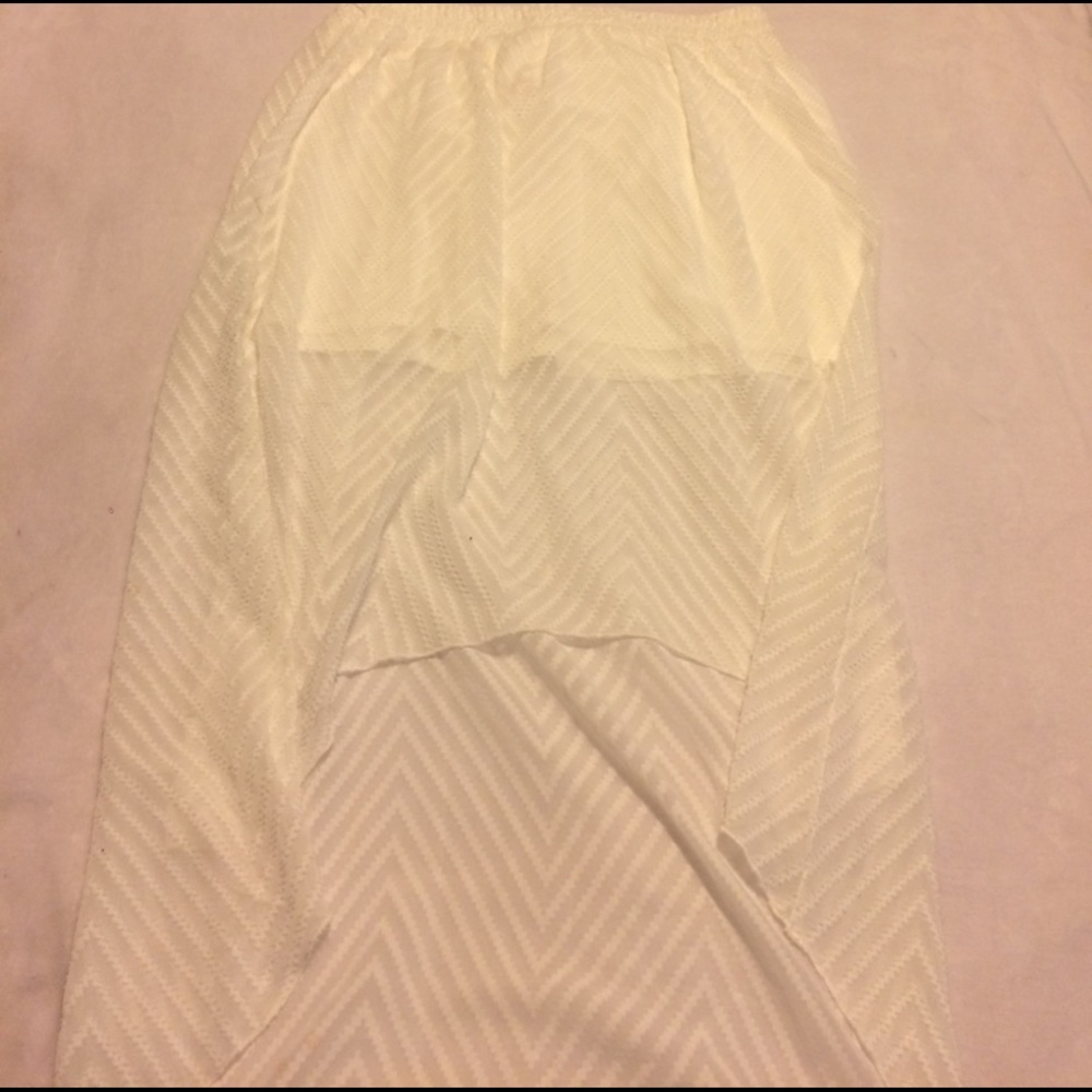 White skirt