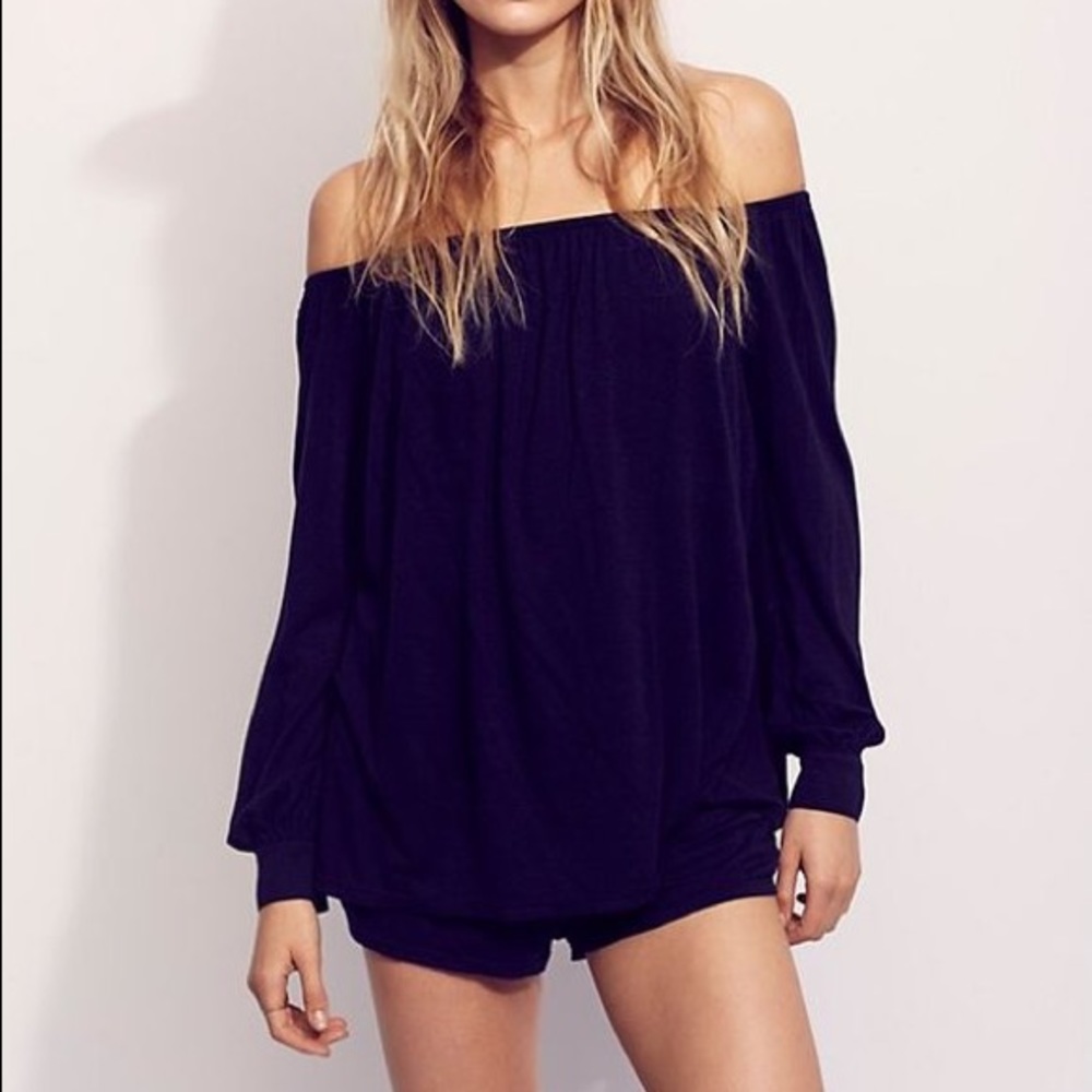 FP Beach Tan OTS Romper-Put Free People for attn