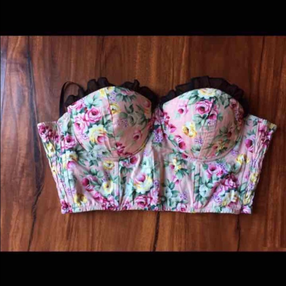 Saboskirt Floral Bustier