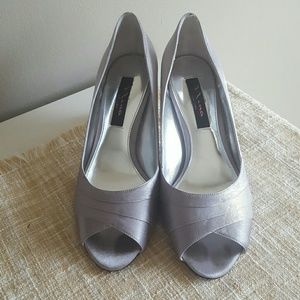 Nina silver heels