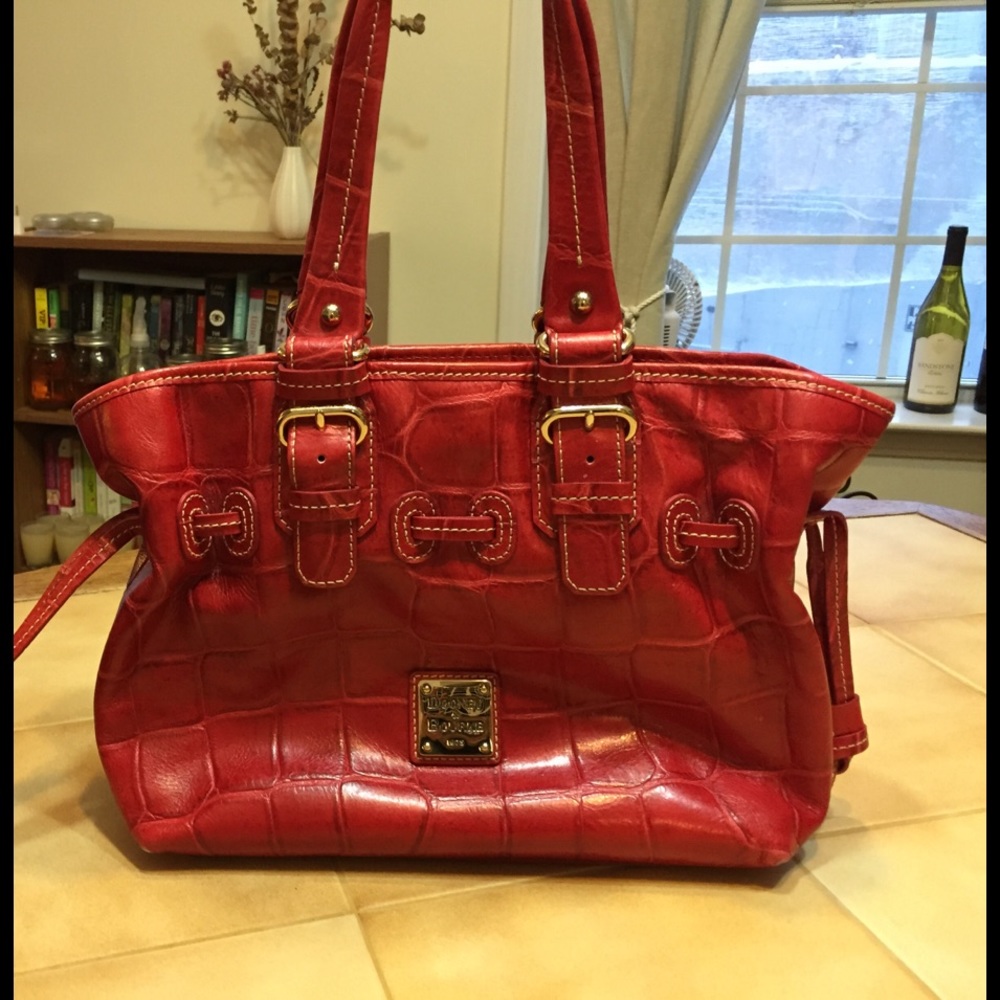 Dooney & Bourke small chiara cherry red bag.