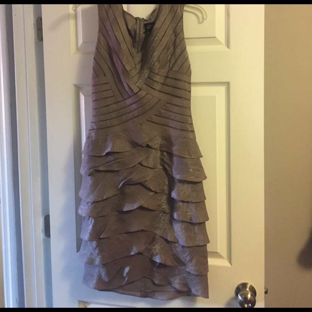 Dark silver dress - never been worn Bought TJ Maxx