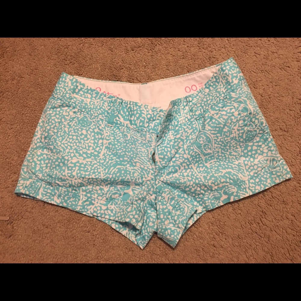 Lilly Pulitzer blue Walsh shorts