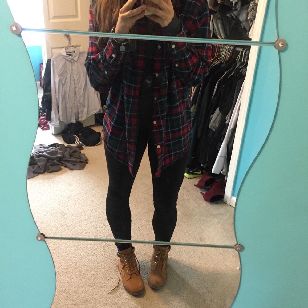 Men's plaid shirt