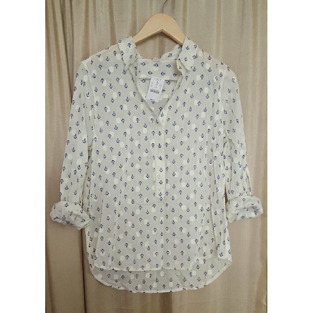 Anchor Button Down Top