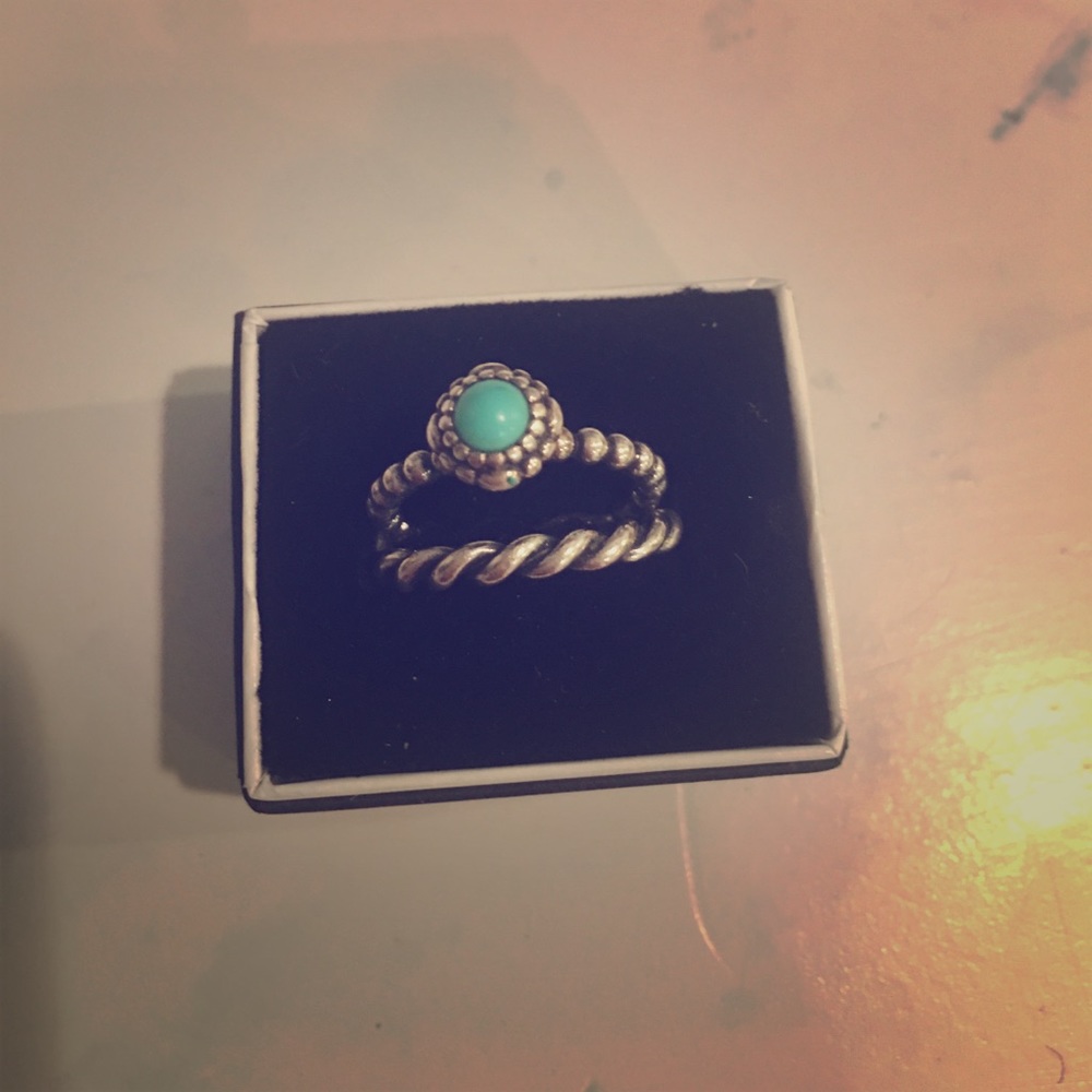 Two separate stackable pandora rings: both size 6