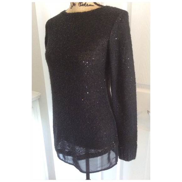 Sparkling Black Sweater - Picture 3 of 5