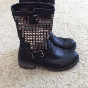 Studded boots