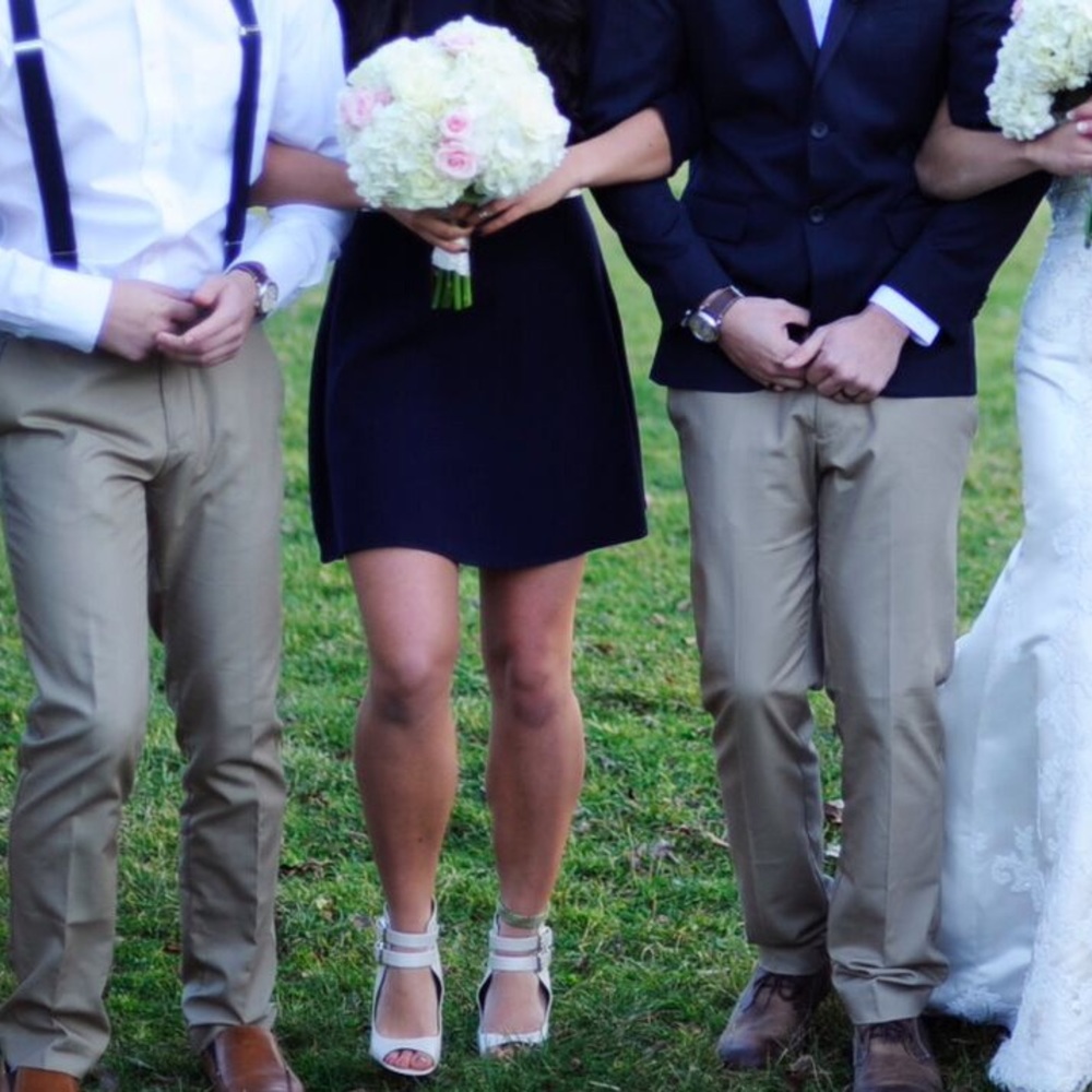 Navy blue dress