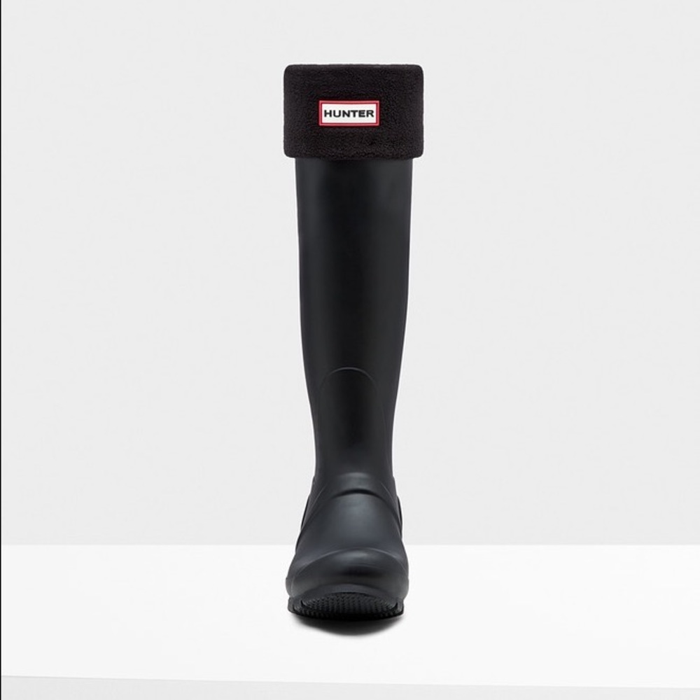 HUNTER BOOT BLACK SOCKS