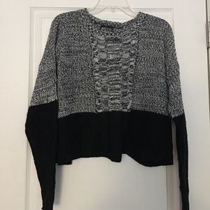 Sweater with open back