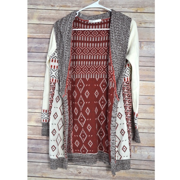 🍂🍁 PATTERNED CARDIGAN 🍁🍂 - Picture 4 of 7