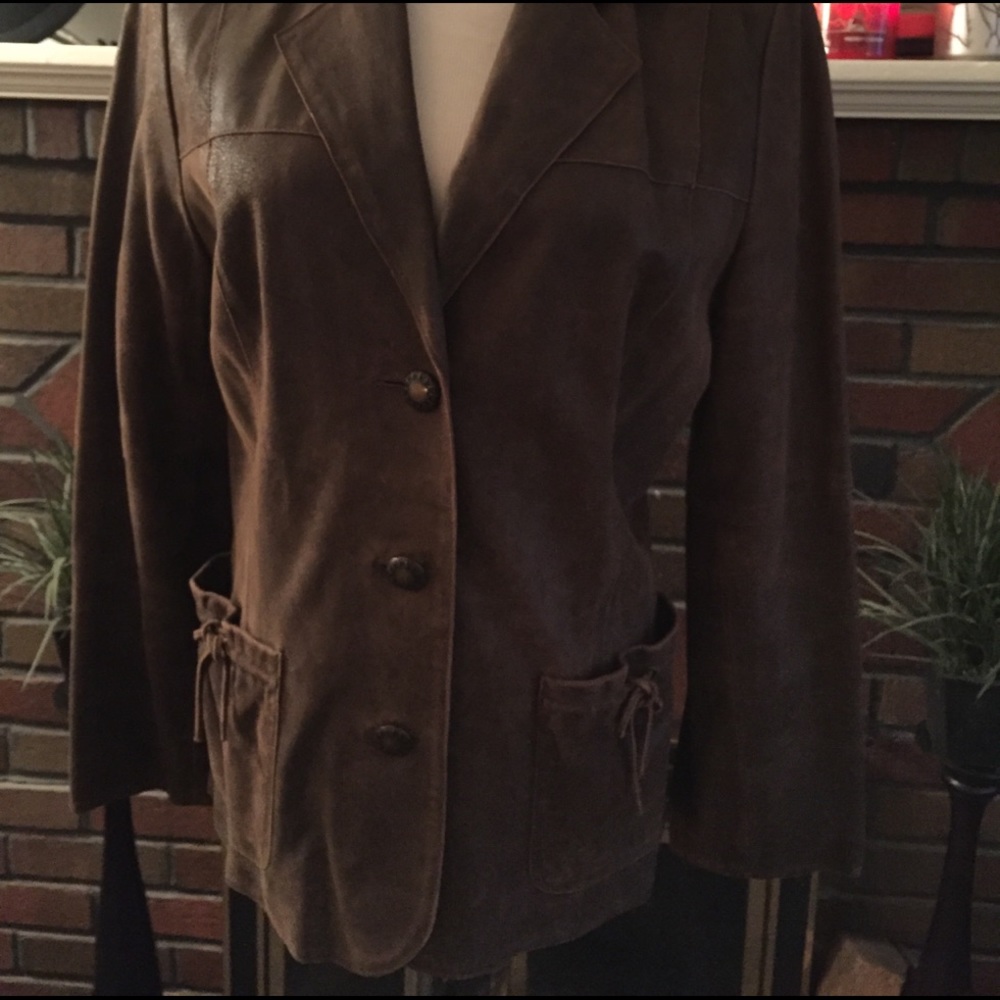 JJill leather jacket Sz Medium