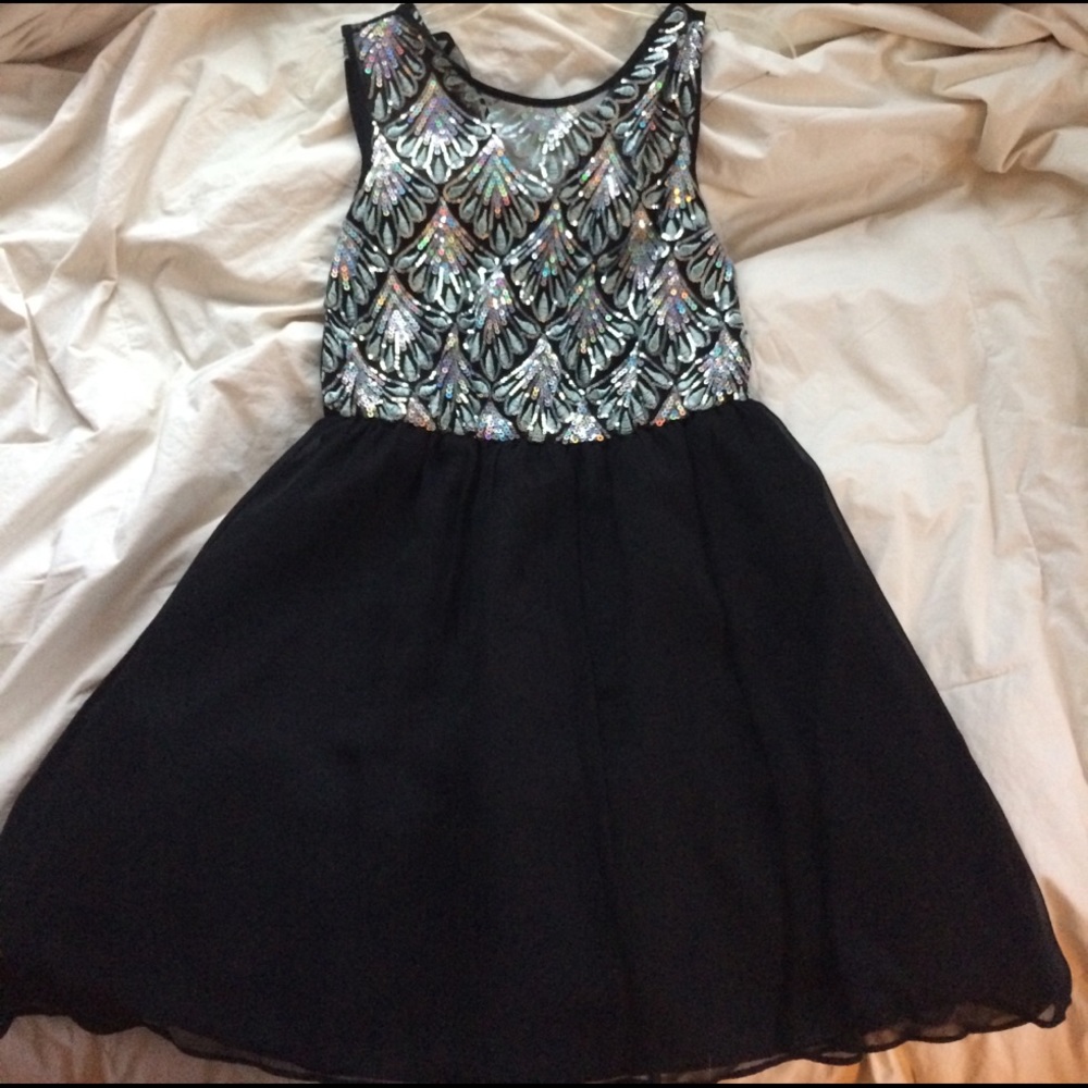 Sparkly Black Dress