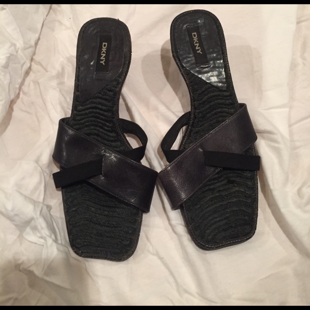 Strappy heels by DKNY