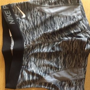 Nike Pro 3" spandex.