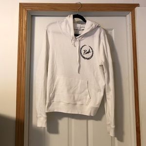 PINK Victoria's Secret white hoodie✨💖