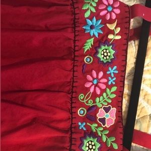 Red Mexican Dress