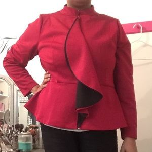 Eloquii Plus-Size Peplum Jacket