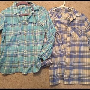 Two L.L. Bean flannels