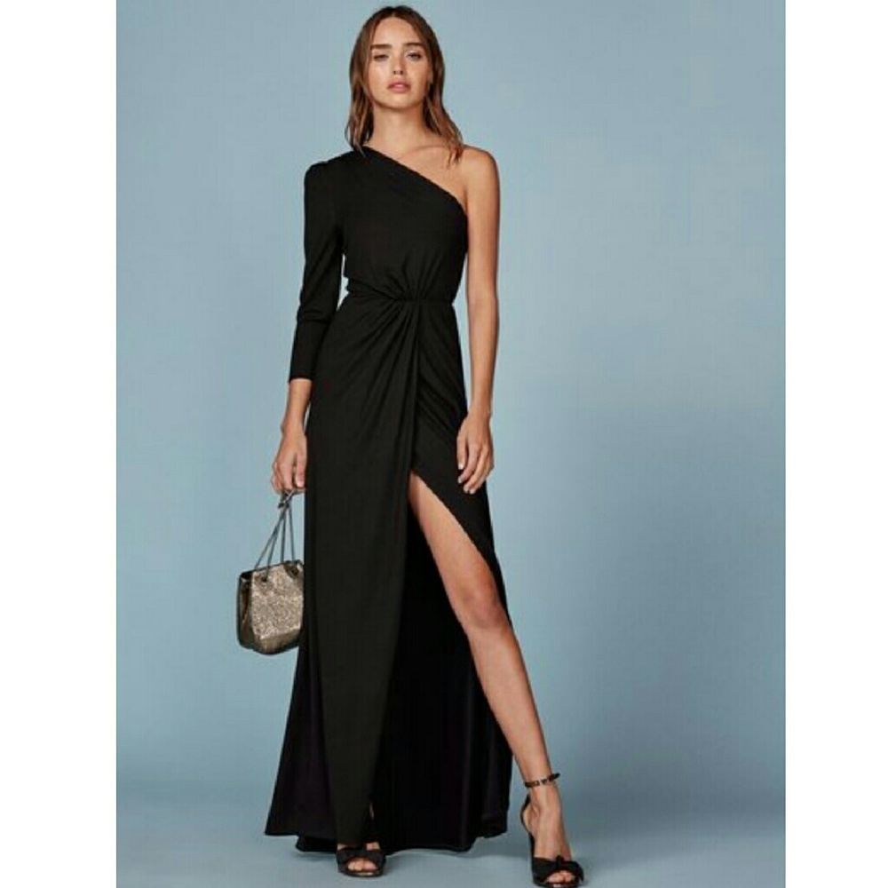 Reformation Punch Dress- Navy