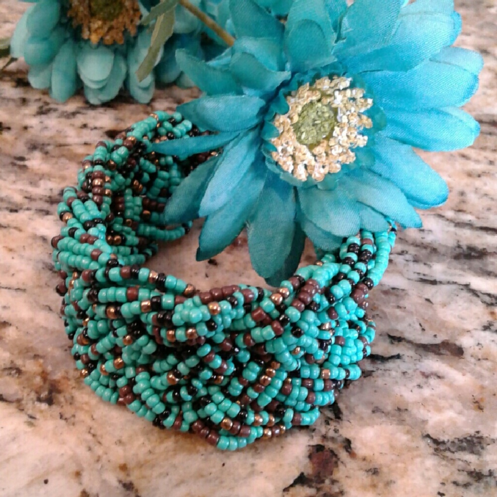 Seed Bead adjustable bracelet new