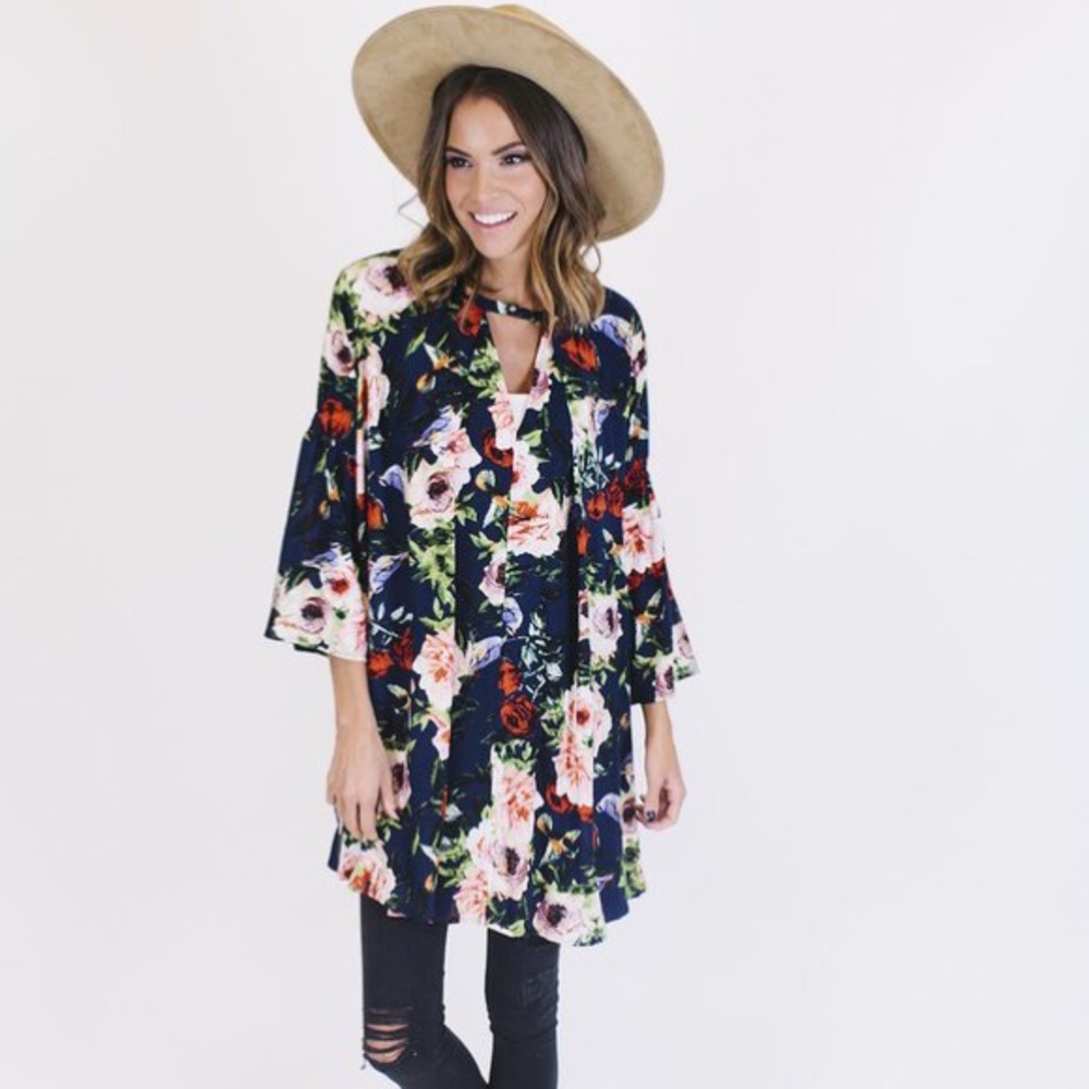 Midnight Rose Tunic