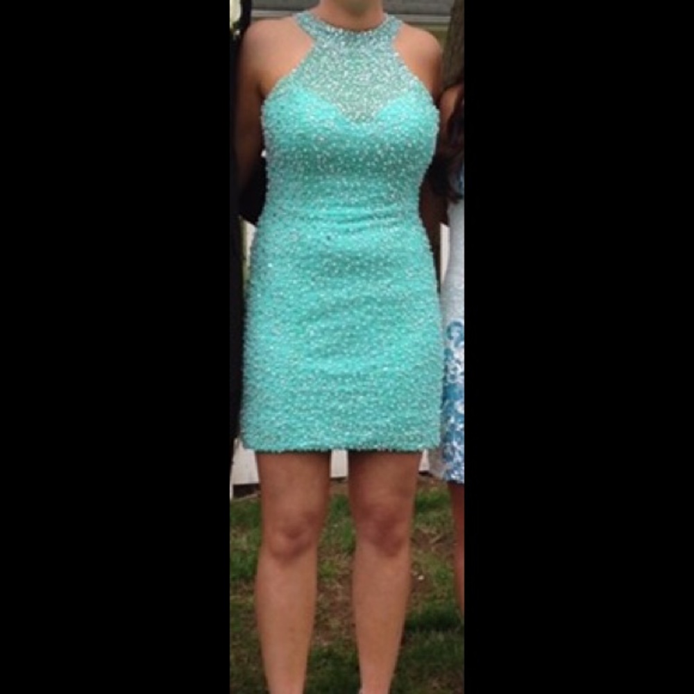 Once worn short prom dress