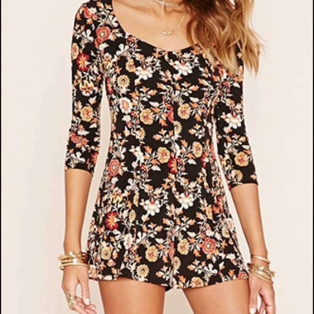 Floral Romper!